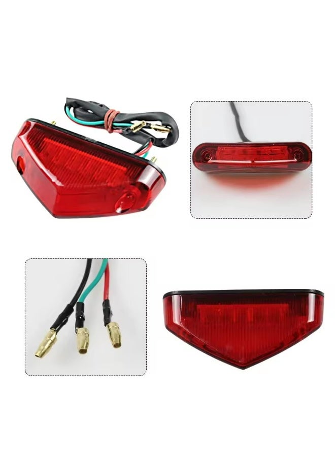 Universal 12V DC LED Brake Stop Tail Light Signal Indicators Motorcycle Motorbike ATV Dirt Bike Rear Brake Light - Image 4
