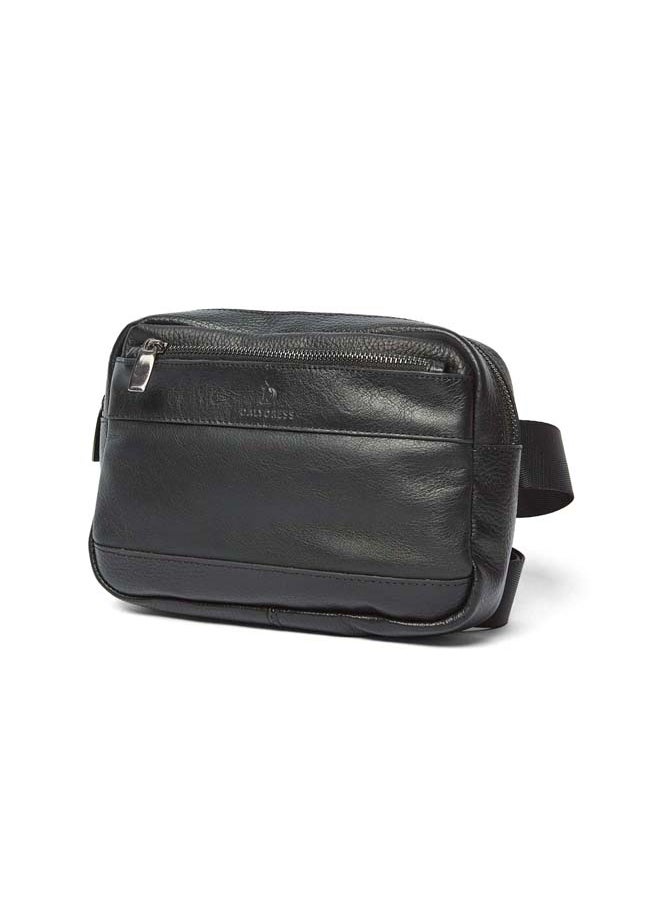 DALYDRESS - Luxury Logo Embellished Genuine Leather Clutch With Wrist Strap - Image 1