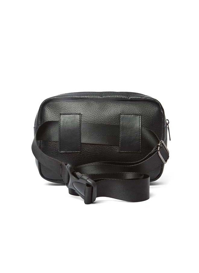 DALYDRESS - Luxury Logo Embellished Genuine Leather Clutch With Wrist Strap - Image 1