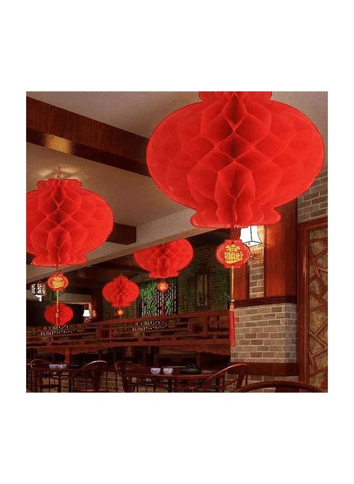 Generic - 20-Pieces Chinese Lantern Decoration Foldable,Good Luck Chinese New Year Spring Festival Supplies or Decoration - Image 1