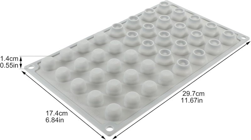TIDTALEO Mushroom Silicone Mold Small Chocolate Mold for Baking Candy Decorating Kitchen Tools - Image 2