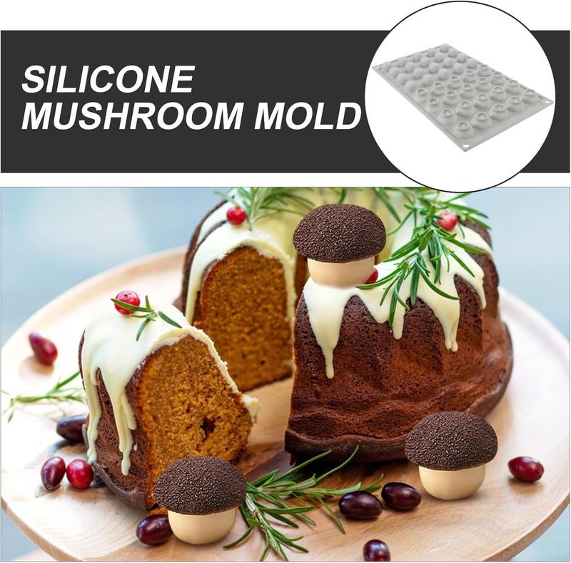 TIDTALEO Mushroom Silicone Mold Small Chocolate Mold for Baking Candy Decorating Kitchen Tools - Image 3