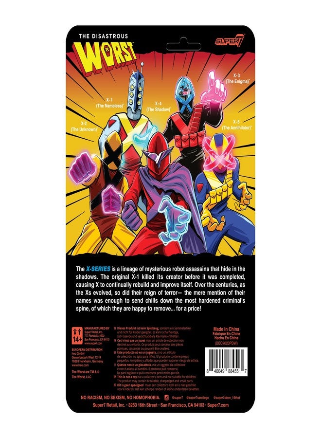 Super7 The Worst X-2 (The Unknown) Mutant Team - 3.75" The Worst Action Figure with Accessory Collectibles and Retro Toys - Image 3