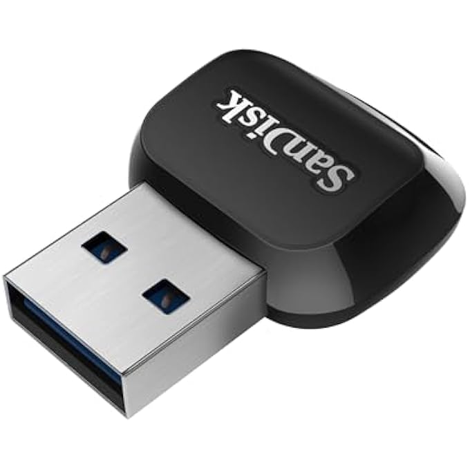 rayihni قارئ/كاتب بطاقة QUICKFLOW MICROSD UHS-I USB-A، بسرعة قراءة تصل إلى 250MB/s وسرعة كتابة تصل إلى 150MB/s، USB 3.2 GEN 1 - Image 1