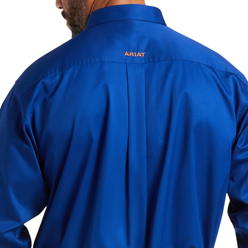 Ariat Solid Twill Classic Fit Shirt-Men's Long Sleeve Western Button-Down, Khaki, Small - Image 5