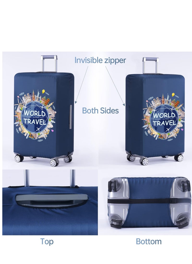 SYOSI - Luggage Covers For Suitcase Tsa Approved Suitcase Cover Protector Fit 18 32 Inch Luggage - Image 1
