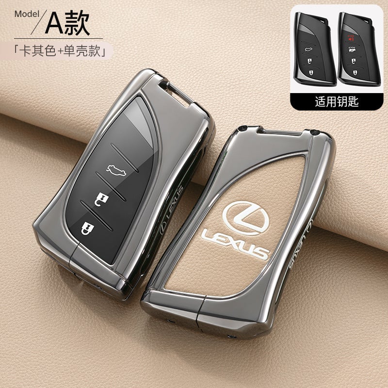 Lexus Key Cover for ES200, RX300, ES300H, NX200, UX260H, RX270 - Zinc Alloy, Simple Style - Image 1