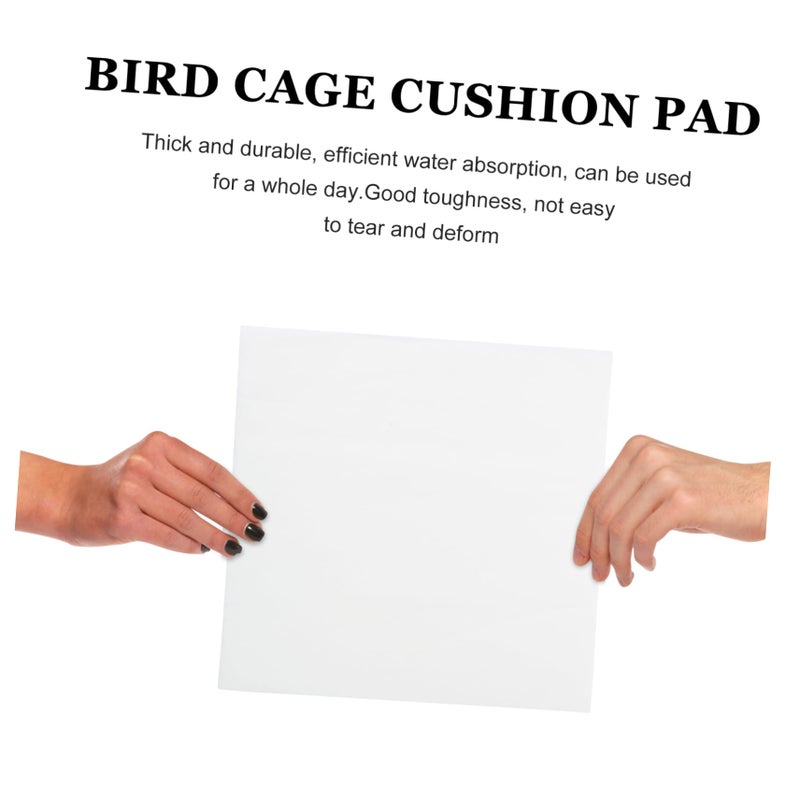 Bird Cage Paper Liners Pads 10 Inch Disposable Parrot Cage Mats - Image 5