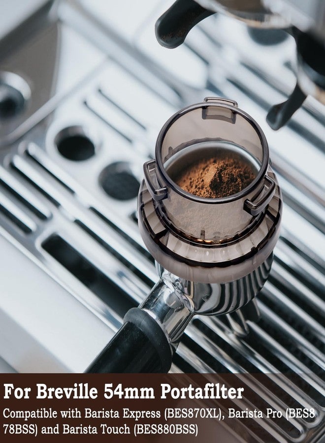 Catcan 54mm Dosing Funnel with 53.5mm Puck Screen, Catcan Espresso Portafilter Funnel for Breville Series Barista - Image 3