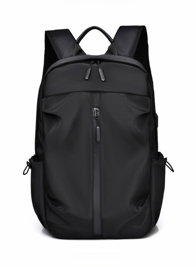 XiuWoo Waterproof Backpack Business Travel Laptop Bag USB Charging Large Capacity School Bag - Black  - Image 2