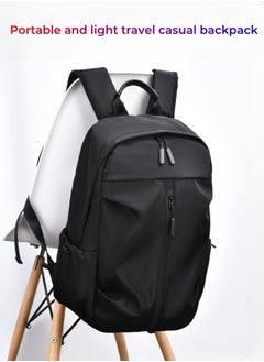 XiuWoo Waterproof Backpack Business Travel Laptop Bag USB Charging Large Capacity School Bag - Black  - Image 3