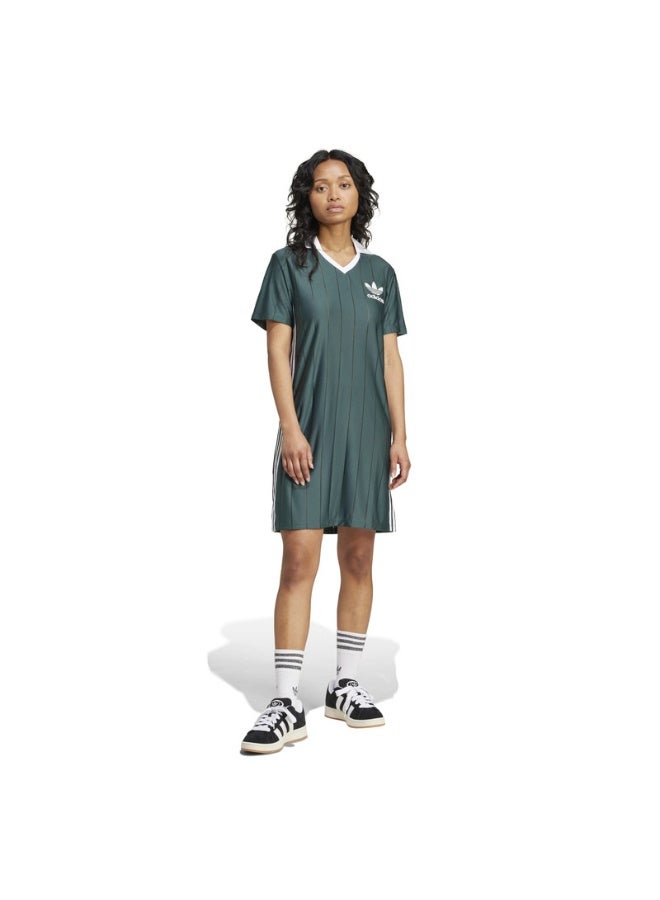 Adidas 3 S PNST DRESS Green Originals Women SKIRTS / DRESSES  - Image 3