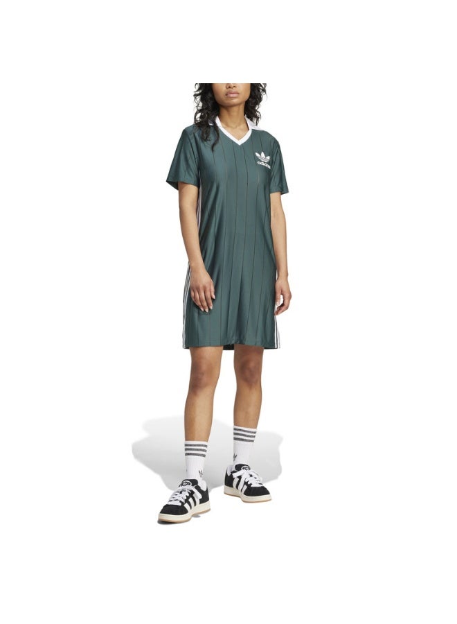 Adidas 3 S PNST DRESS Green Originals Women SKIRTS / DRESSES  - Image 4