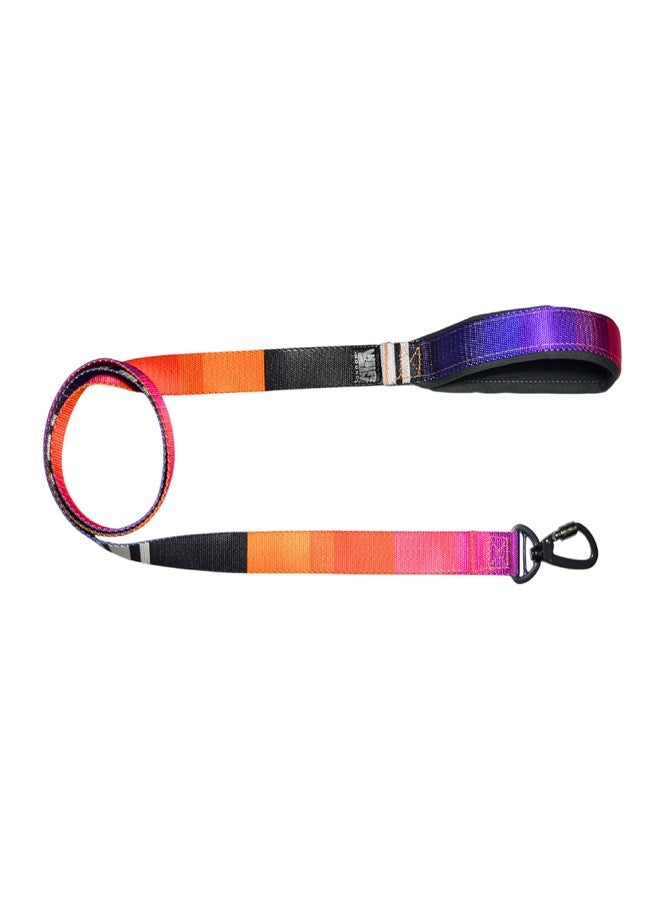 Plushmate x Indian Hound Durable Nylon Printed Dog Leash with Strong Hook & Super Soft Neoprene Padded Handle for Walking, Running, Training of Small Medium Large Dogs (5ft Long, XS, Dark Night) - Image 1