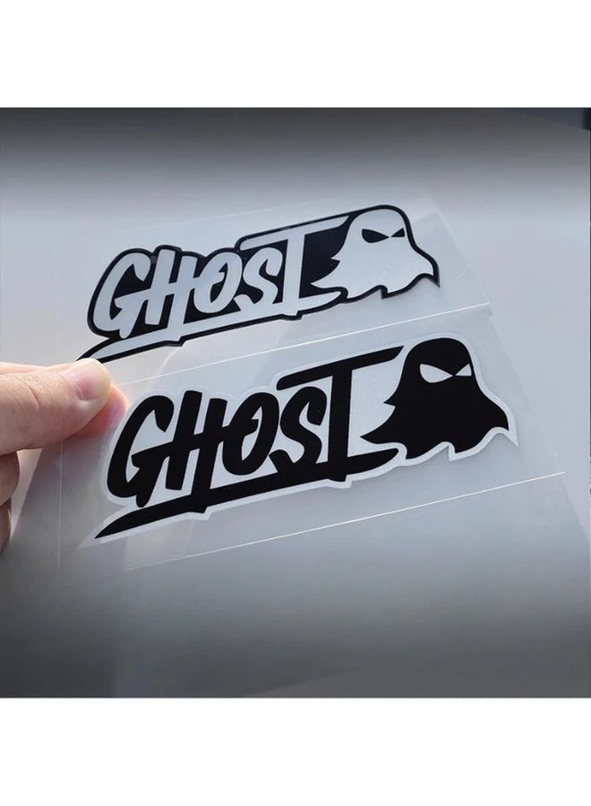1pc YJ KAYL 4.72x1.65inch Cute Letters Sticker For Car Triangle Window Bumper Gas Tank Cover Windshield Motorcycle Side Panel Helmet Waterproof Durable Self Adhesive Decal - Image 2