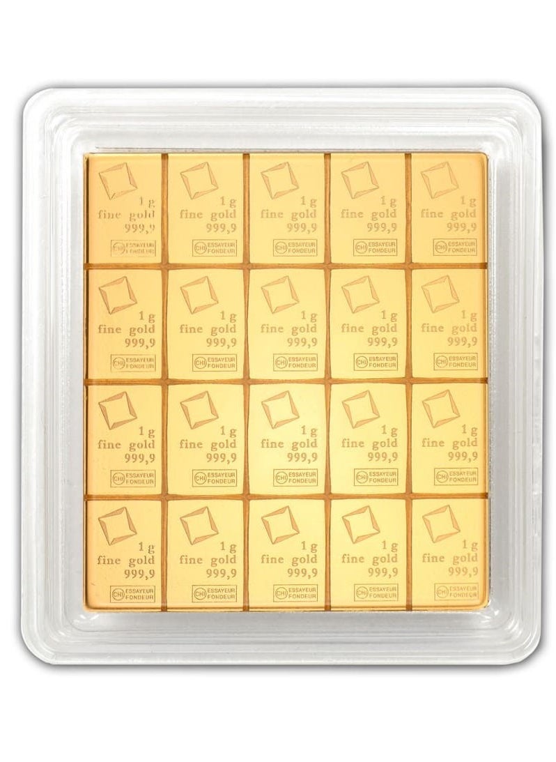 valcambi Valcambi Suisse Gold 20 x 1 gram CombiBar 9999  - Image 2