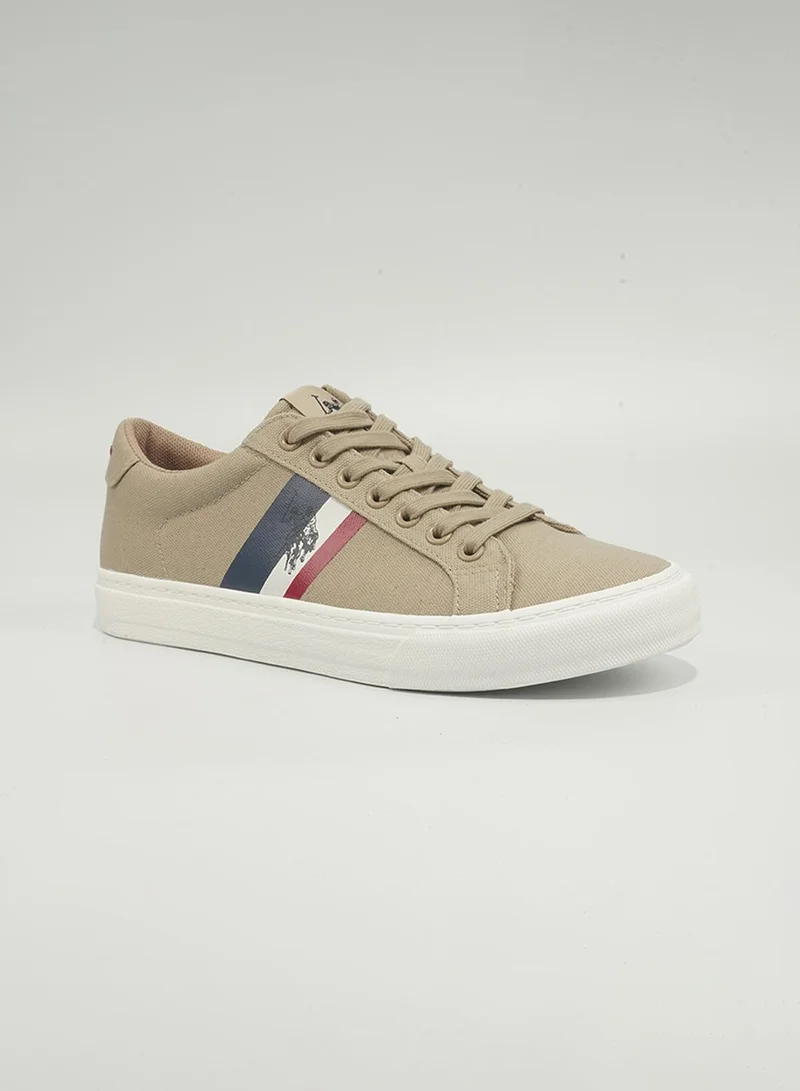 U.S. Polo Assn. Sand U.S. Polo Assn. Zema Men's Canvas Lightweight Comfortable Casual Walking Sneakers - Sand for Men | Best Price UAE