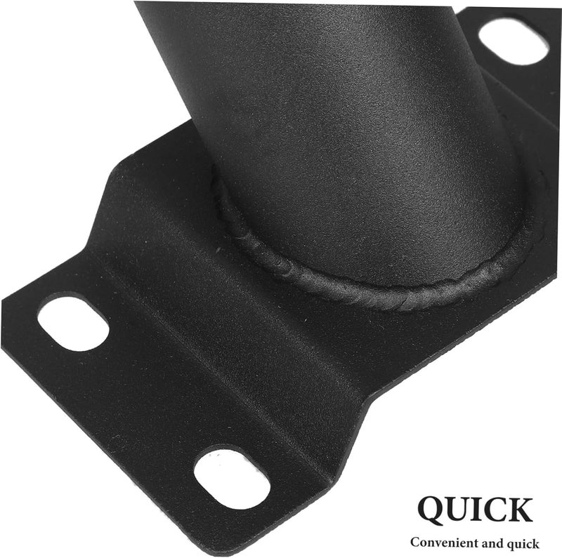PRETYZOOM Led Solar Street Light Bracket Outdoor Light Mounting Arm Pole Mounting Base - Image 3