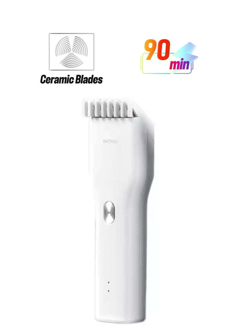 ENCHEN Hair Clipper Cordless, All-in-One Hair Trimmer for Men, 0.7mm -21mm Haircut Length, 2 Gears Speed, USB Fast Charging, with Oil, Professional Electric Beard Trimmer Grooming Kit for Men Kids Barbers - Image 2