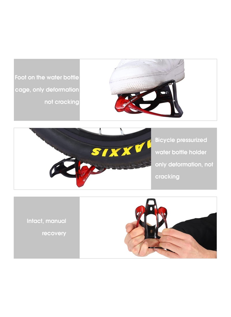 Generic - 2 Pack Lightweight PC Water Bottle Cages - Durable Ultralight Plastic Holders for Bicycles, Cycling, MTB, and Road Bikes - Perfect Water Drink Holder Rack for Mountain Biking. - Image 1
