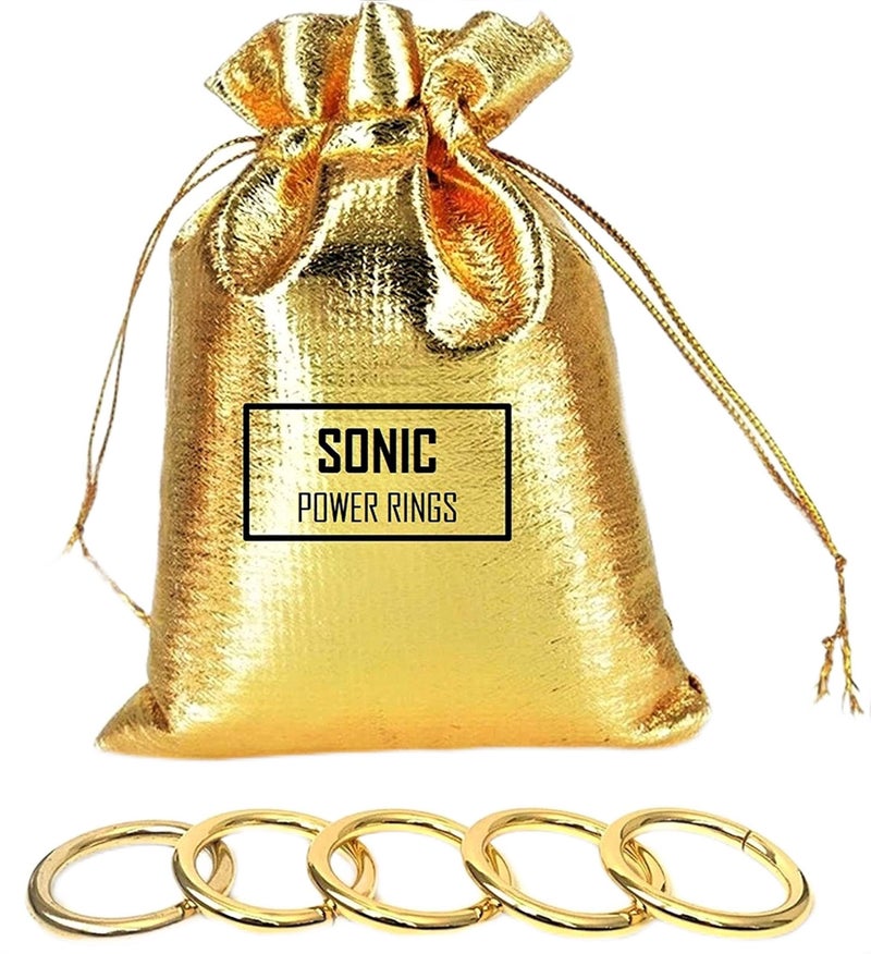 More Toys SONIC Five Power Rings In a Gift Bag by Ace Trendz - Image 2