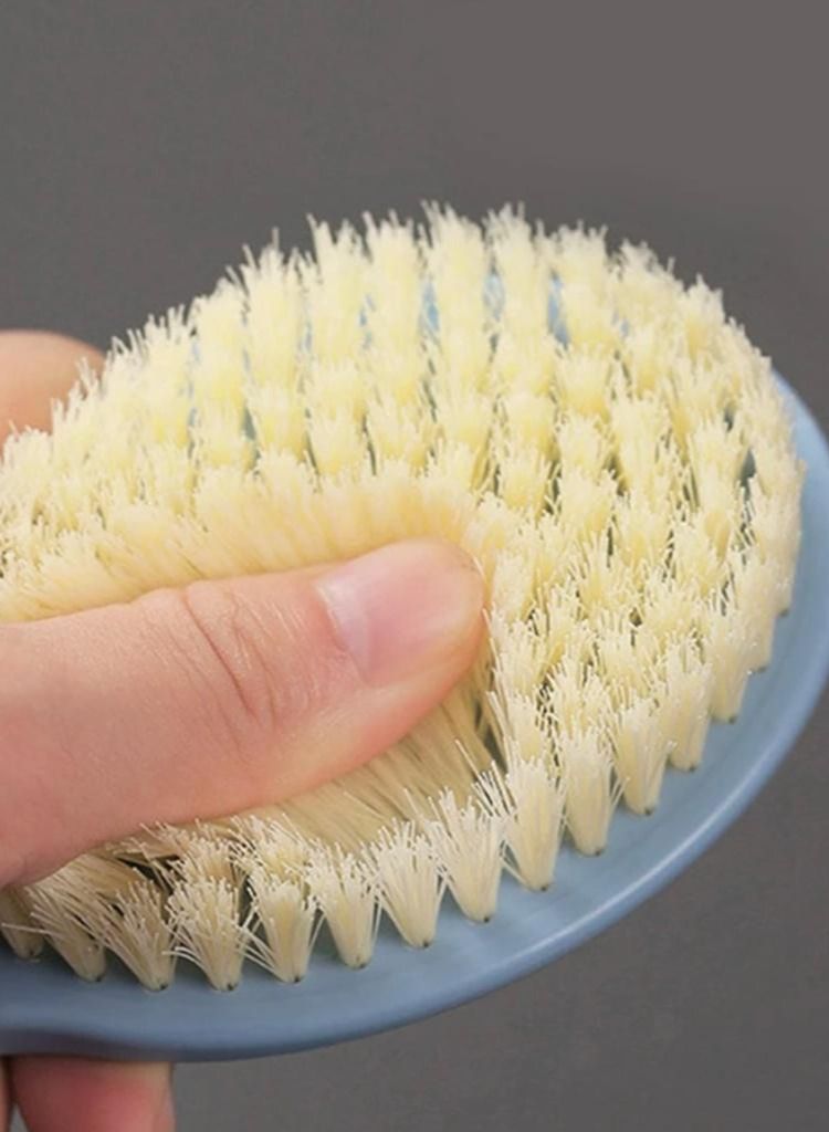 SOSEKO 2 In 1 Body Brush And Loofah Blue - Image 4