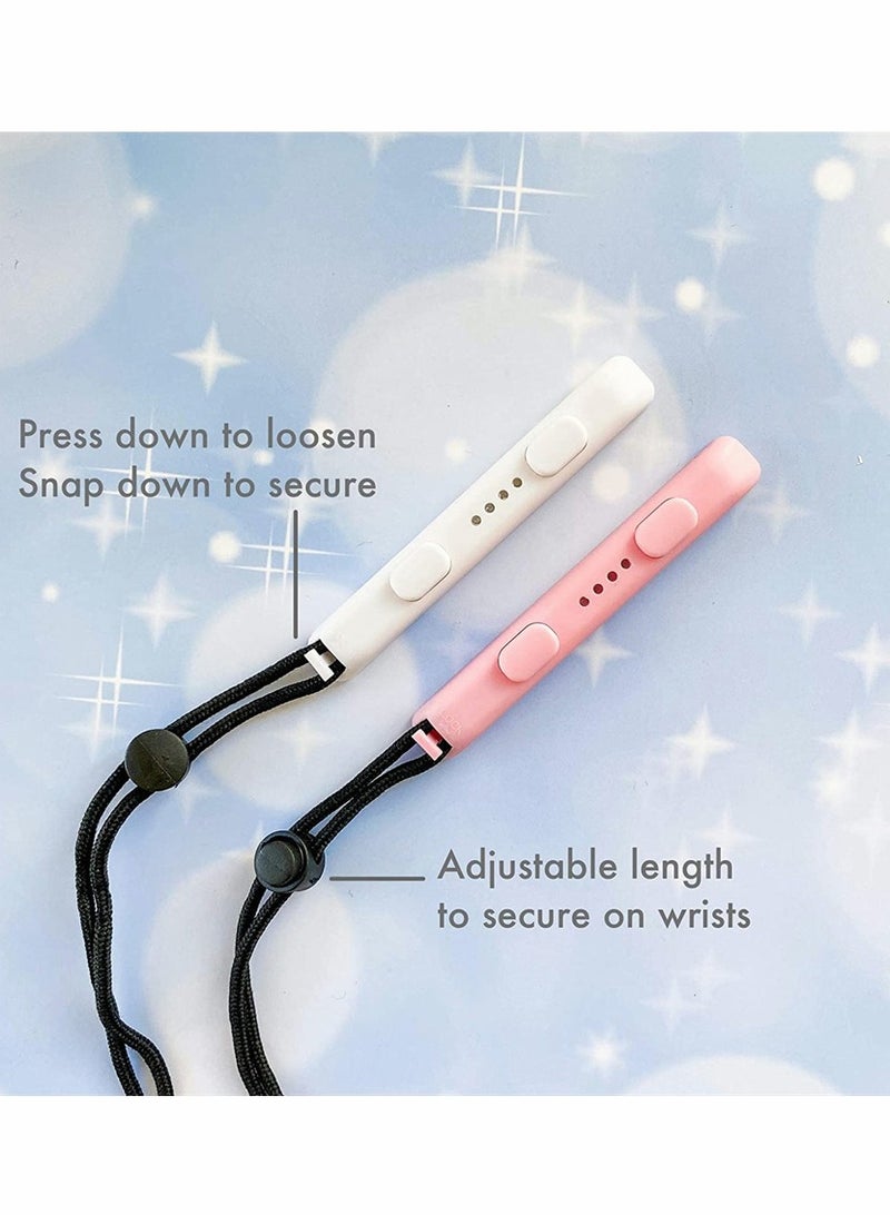 KASTWAVE Straps Pair For Joycon Wrist Accessory For Joycon Nintendo Switch Controller Adjustable Strap Accessories For Nintendo Switch For Nintendo Switch Standard Oled Joy Con 2pcs Pink - Image 3