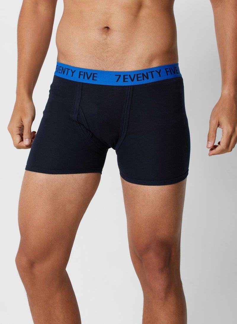 Seventy Five Basics 3 Pack Waist Band Trunks With Antibacterial Finish  - Image 2