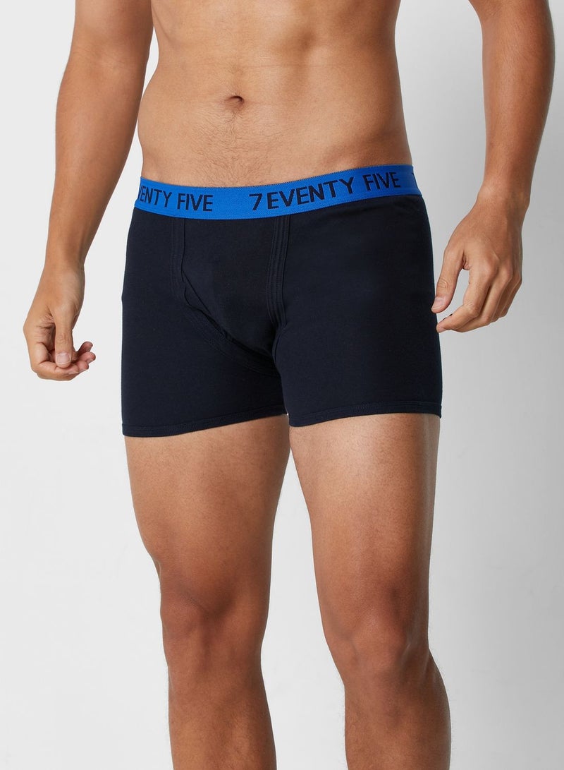 Seventy Five Basics 3 Pack Waist Band Trunks With Antibacterial Finish  - Image 5