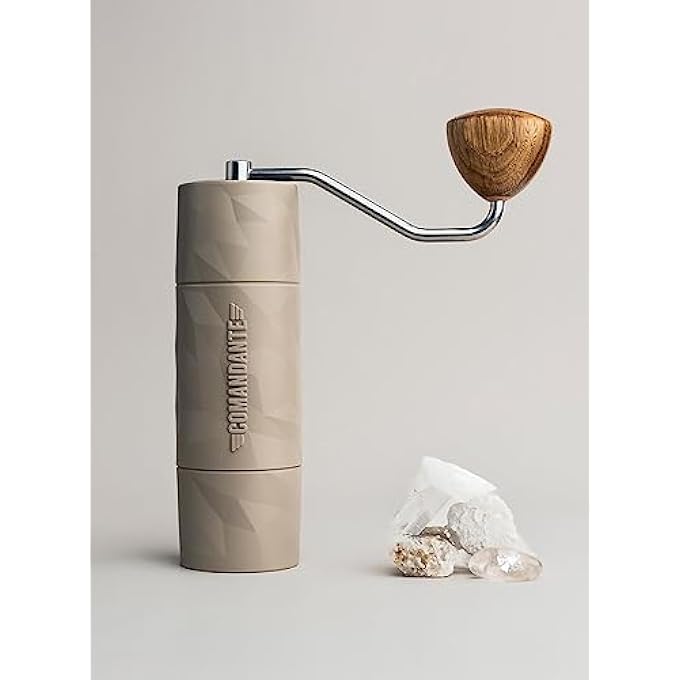 COMANDANTE X25 Manual Coffee Grinder Nitro Blade Stainless Steel Burr Polymer BodyIdeal For Espresso Pour Over And French Press  Capacity 25 Grams  Color Dune - Image 2