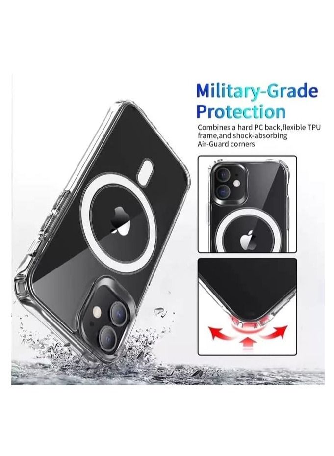 Iphone 14 Pro Max Case with Magnetic Ring Compatible with Mag-Safe Accessories, Slim Fit, Anti-Yellowing Shockproof Protective Case for Iphone 14 pro max - Image 4