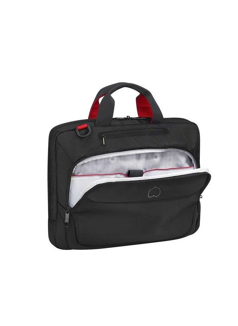 DELSEY Paris Parvis Plus 1 Compartment Pc Protection Satchel - Black  - Image 3