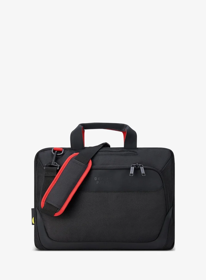 DELSEY Paris Parvis Plus 1 Compartment Pc Protection Satchel - Black