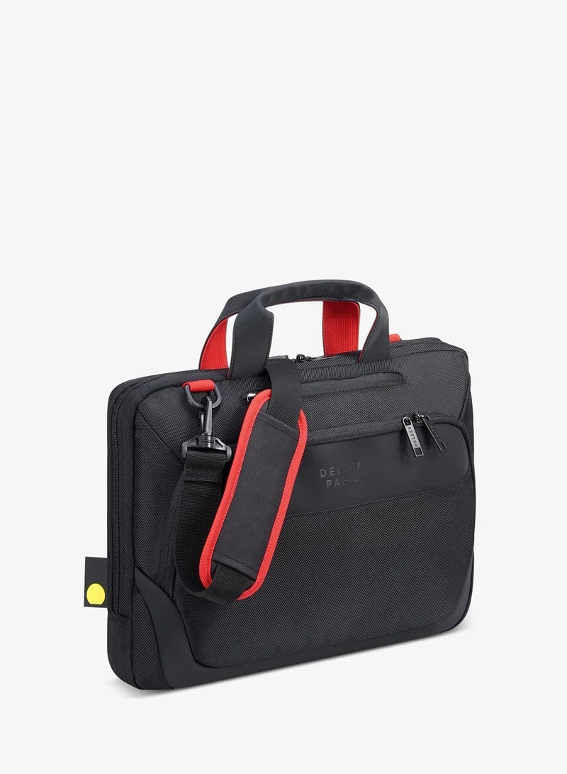 DELSEY Paris Parvis Plus 1 Compartment Pc Protection Satchel - Black