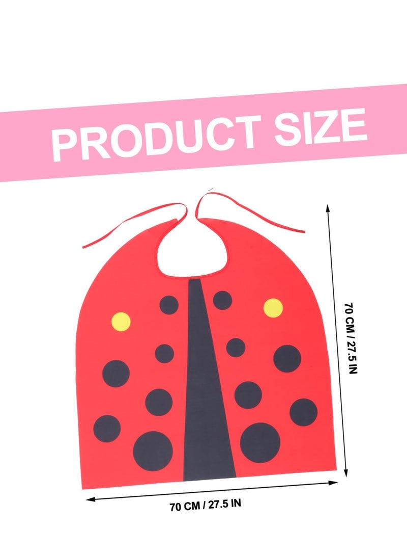 Zikra Ladybug Costume Masquerade Mask Costumes Performance Clothes Suit Cloak Clothing Set Props Accessories Child Fabric Jungle Theme Party Supplies Stage - Image 5