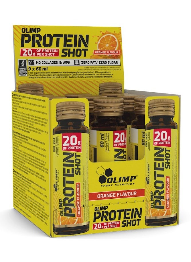 Protein Shot - Orange - (9 Ampoules)