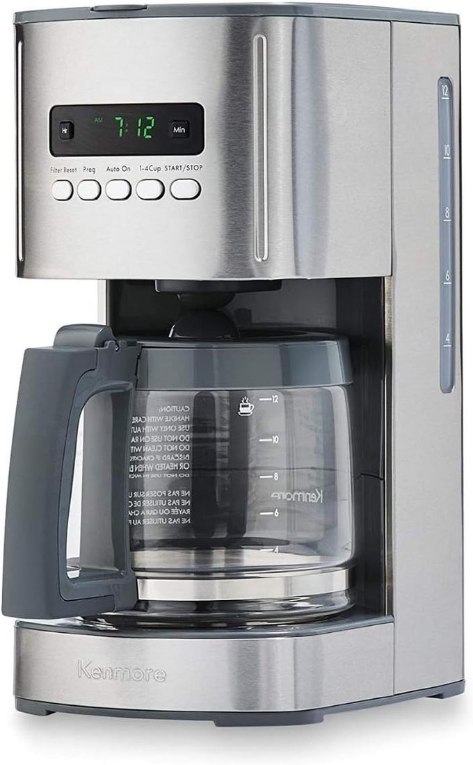 00840706 12CUP PROGRAMMABLE AROMA CONTROL COFFEE MAKER 634 STAINLESS STEEL