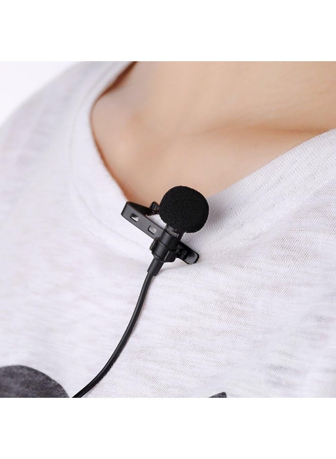 Clip-On Lavalier Microphone – 3.5mm Mini Wired Condenser Mic for Smartphones, Laptops, and Recording - Image 4