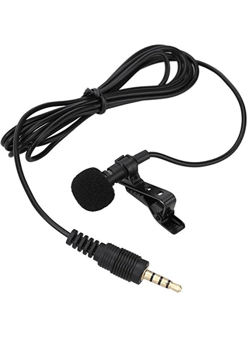 Clip-On Lavalier Microphone – 3.5mm Mini Wired Condenser Mic for Smartphones, Laptops, and Recording - Image 1