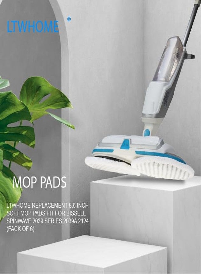 LTWHOME Replacement Mop Pads Set Fit for Bissell Spinwave 2039A 2124, Elicto ES-200, ES-530, (Pack of 12) - Image 3