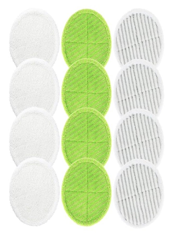 LTWHOME Replacement Mop Pads Set Fit for Bissell Spinwave 2039A 2124, Elicto ES-200, ES-530, (Pack of 12) - Image 1