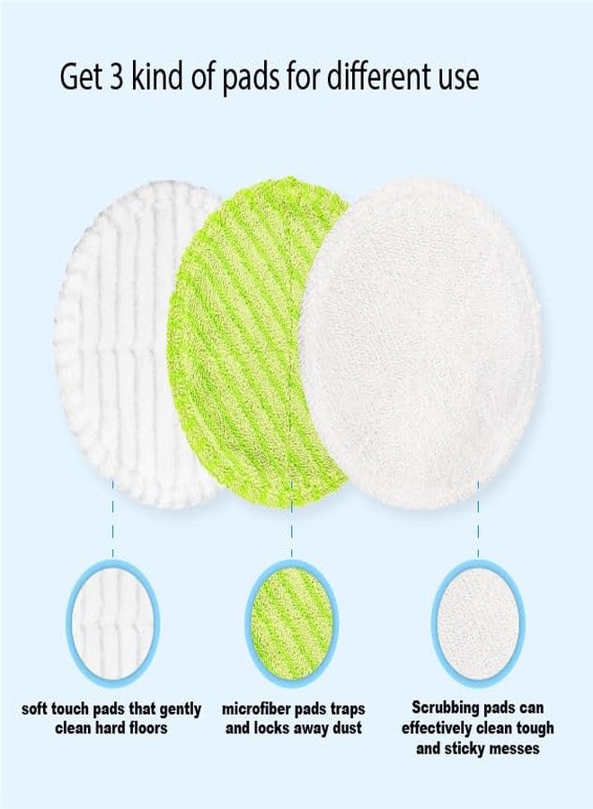 LTWHOME Replacement Mop Pads Set Fit for Bissell Spinwave 2039A 2124, Elicto ES-200, ES-530, (Pack of 12) - Image 2