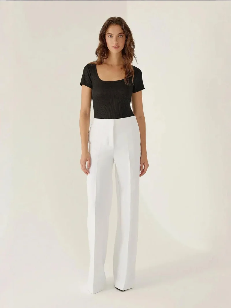 HICCUP Slim Fit Crew Neck Bodysuit