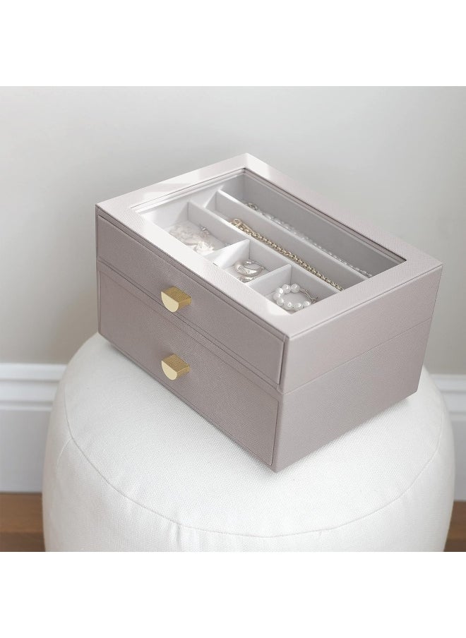 Stackers Stackers Taupe Classic Drawer Set of 2  - Image 2