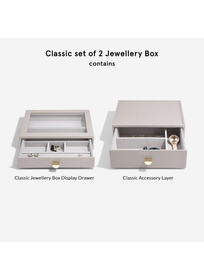 Stackers Stackers Taupe Classic Drawer Set of 2  - Image 4