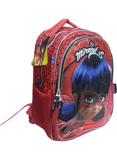 Miraculous Ladybug Embossed and Glittered Primary School Bag Lunch Box with Gift  - Image 3