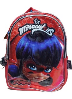 Miraculous Ladybug Embossed and Glittered Primary School Bag Lunch Box with Gift  - Image 5