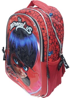 Miraculous Ladybug Embossed and Glittered Primary School Bag Lunch Box with Gift  - Image 4