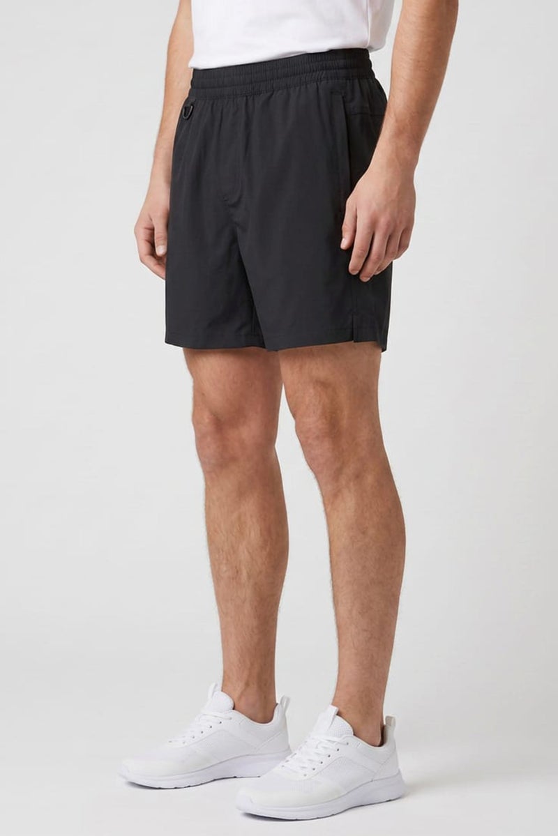 Unipro Men 6 Inseam Sportswear Fit Training Shorts, Black - Image 3