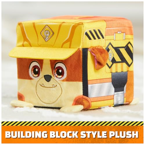 Rubble & Crew Rubble Crew Stuffed Animals Rubble 4Inch CubeShaped Plush Toy for Kids Ages 3 and Up - Image 5